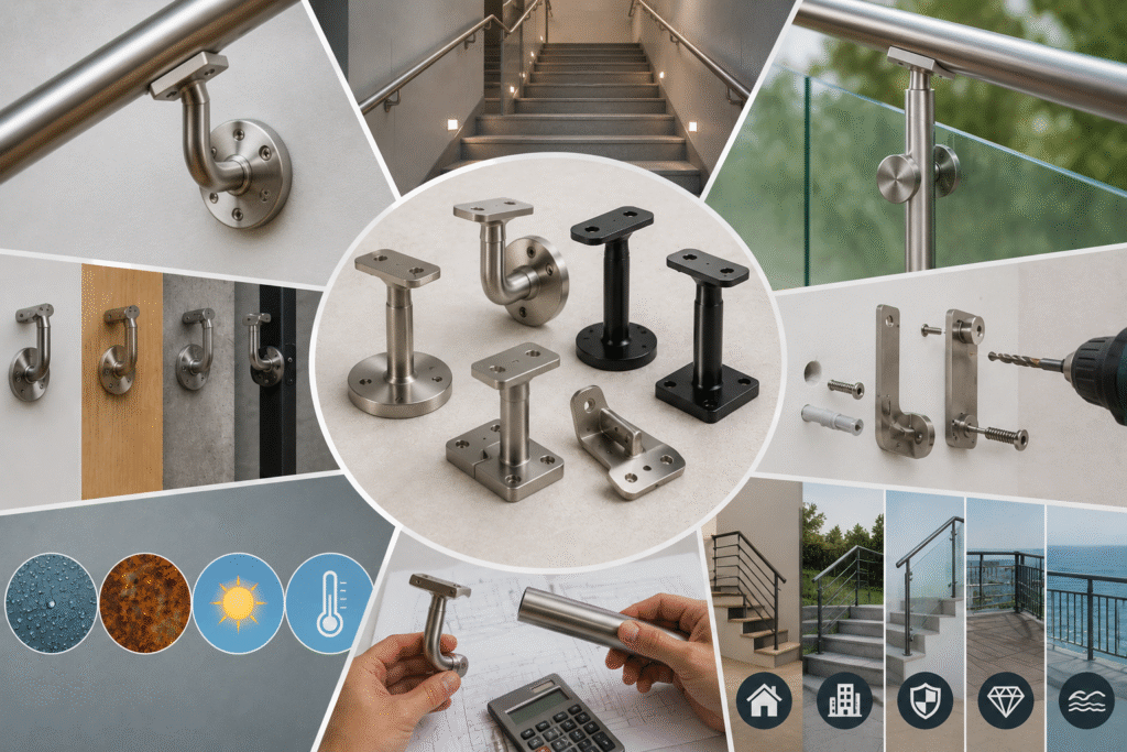 How to Select the Best Handrail Brackets and Supports