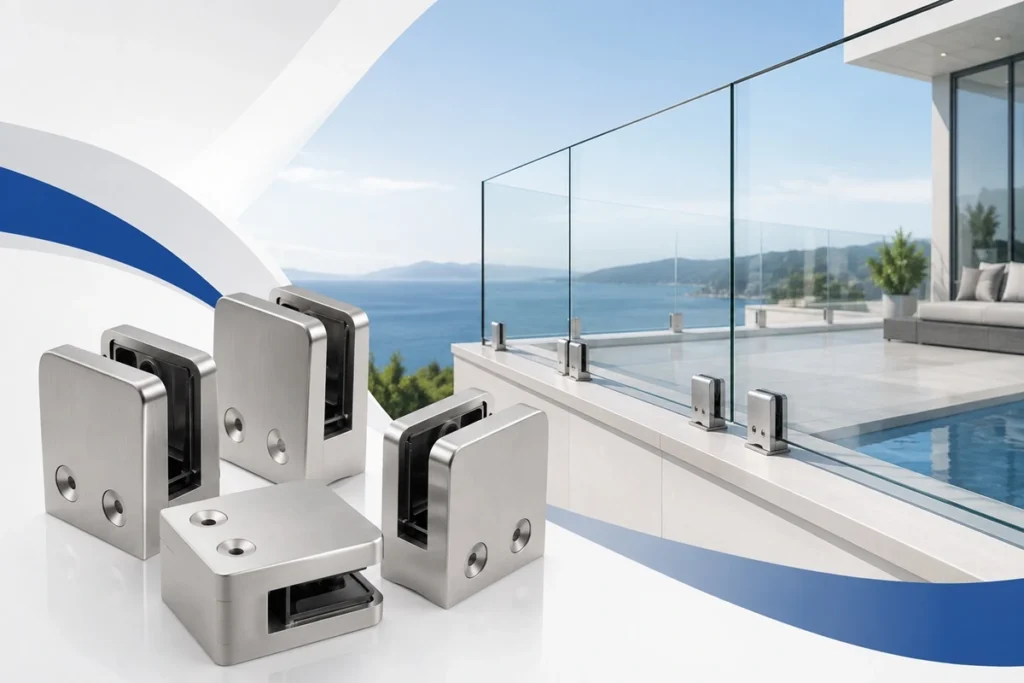 Stainless Steel Glass Clamp Systems