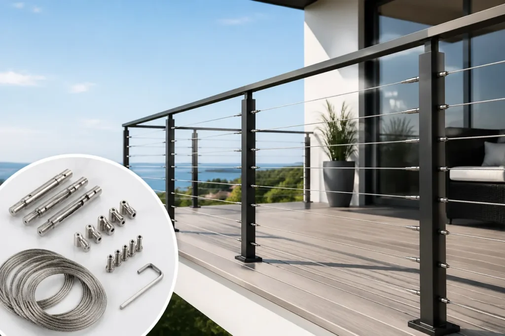 Affordable Cable Railing Fence Kits for Residential and Commercial Use