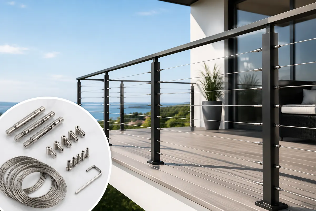 Affordable Cable Railing Fence Kits for Residential and Commercial Use
