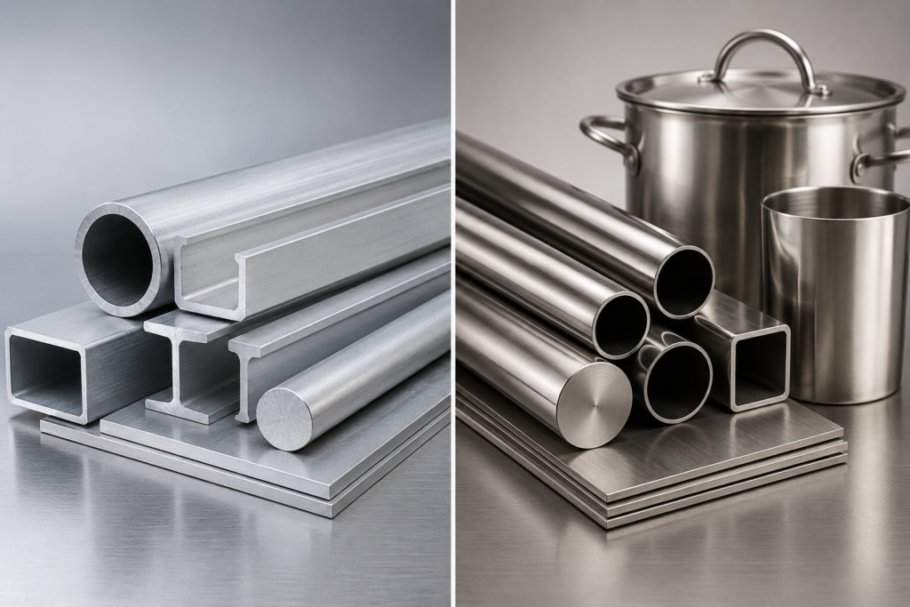 Aluminium vs Stainless Steel A Side by Side Comparison