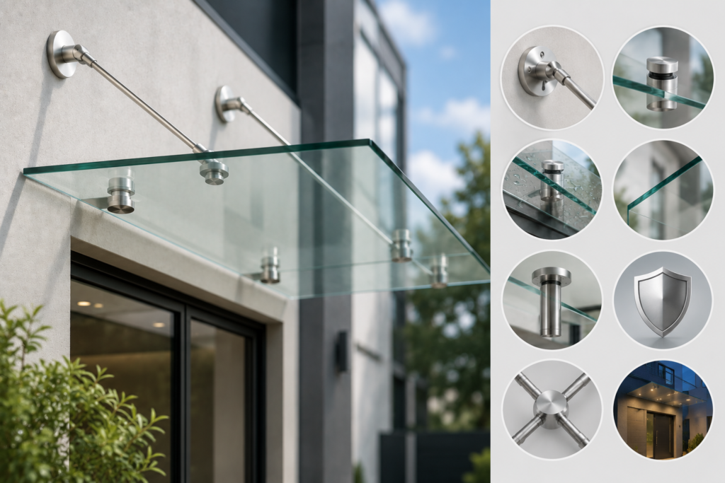 Benefits of Using Glass Canopy Hardware