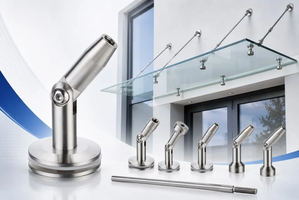 Stainless Steel Glass Canopy System