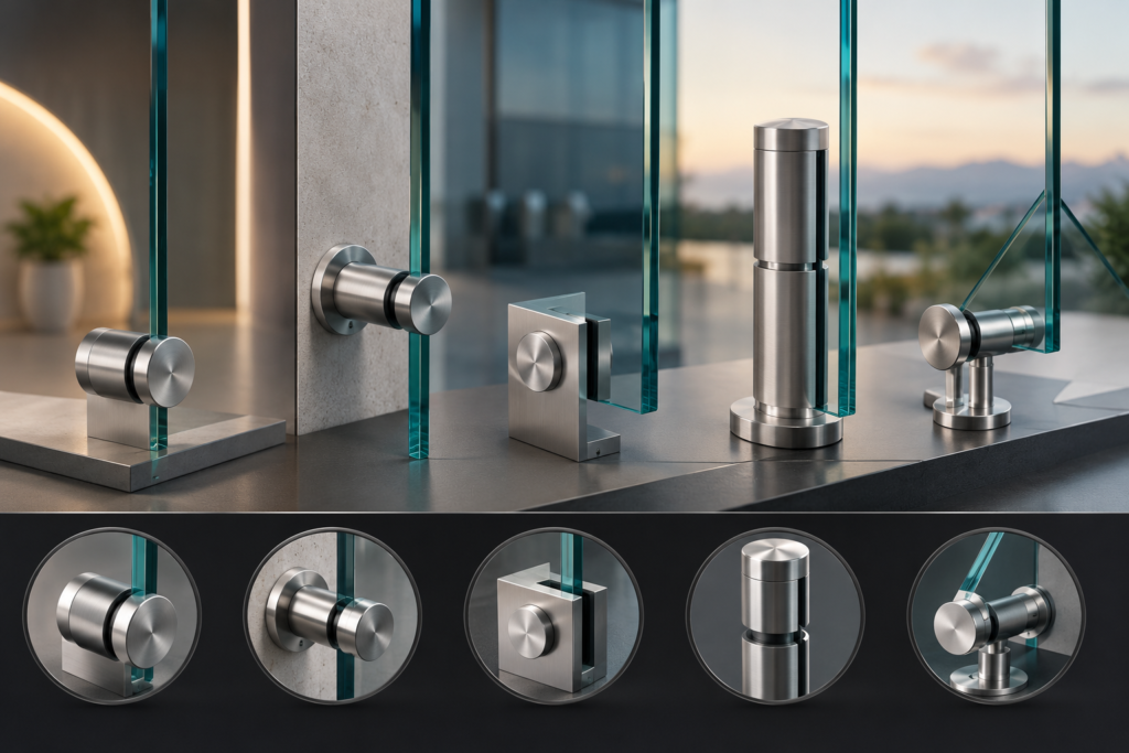 Types of Edge Glass Standoffs