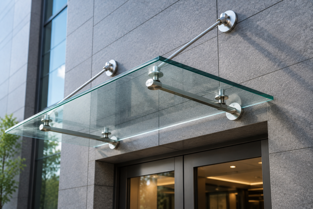 What Is a Stainless Steel Glass Canopy System