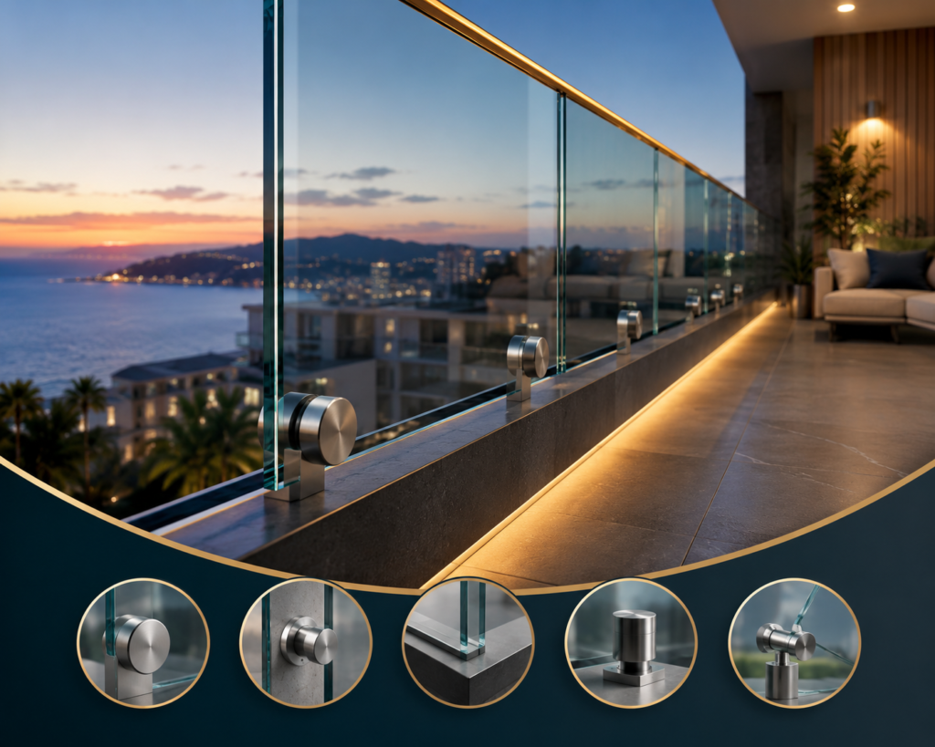 Why Glass Balcony Railing Hardware Is Popular