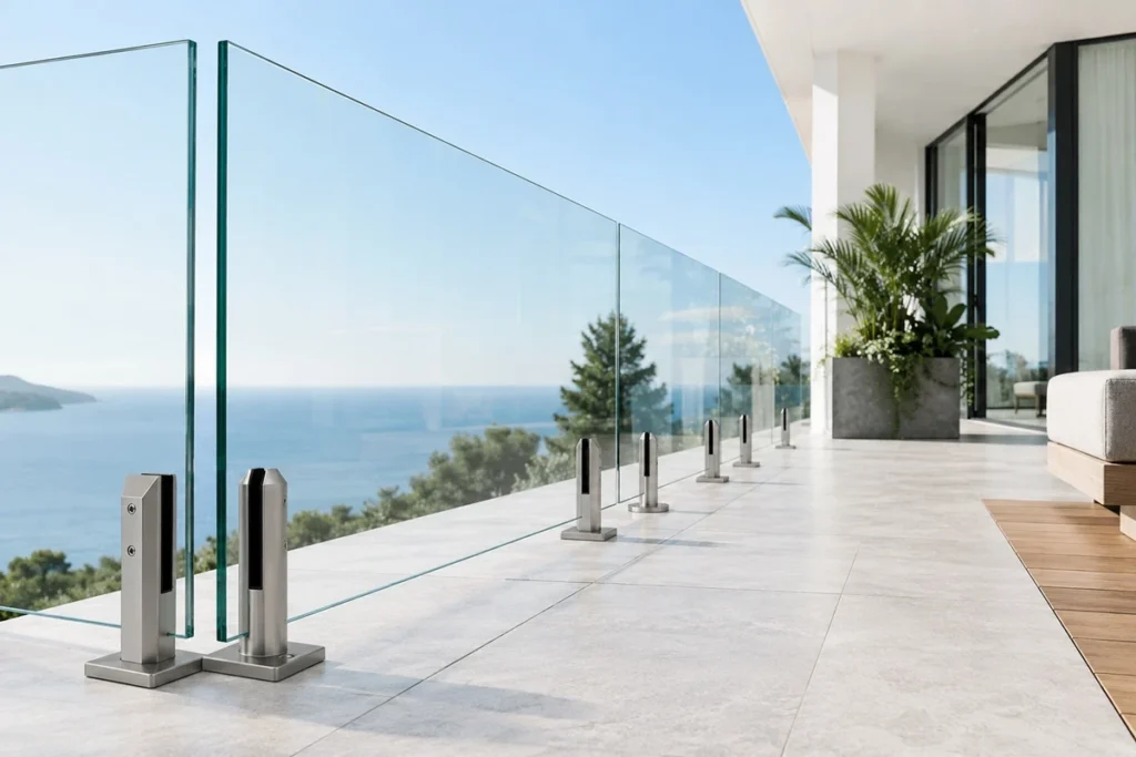 Glass Balcony Railing Hardware