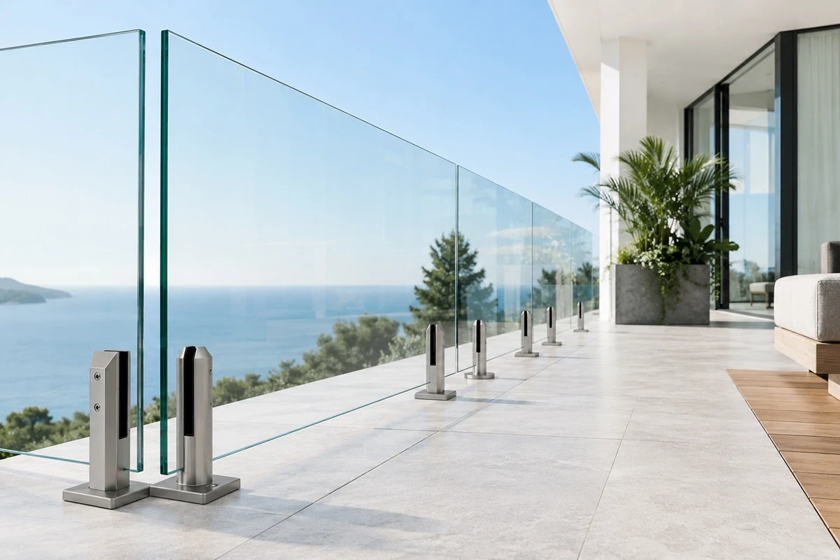Glass Balcony Railing Hardware