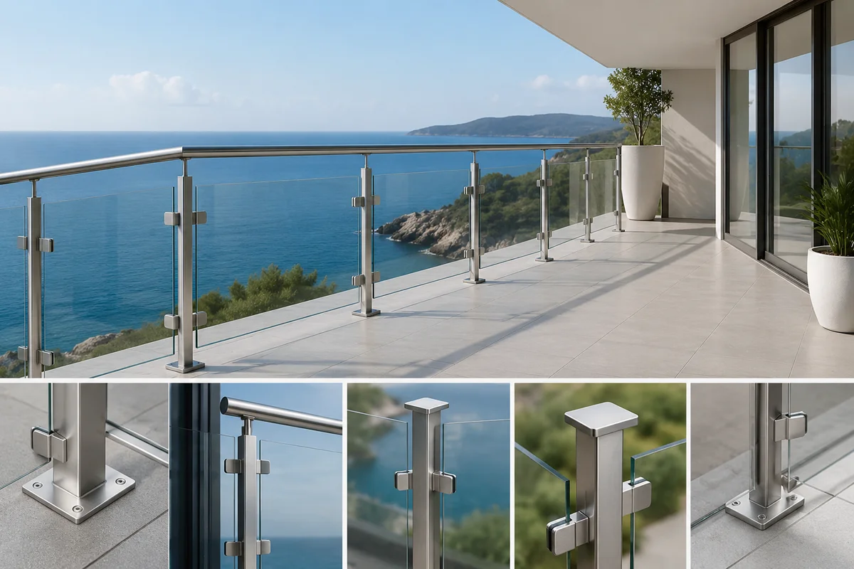 The Role of Stainless Steel Posts in Safe and Durable Glass Railings