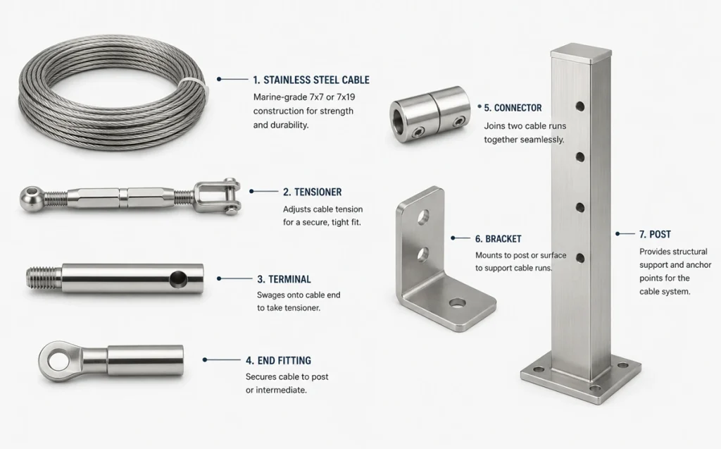 cable railing hardware kit