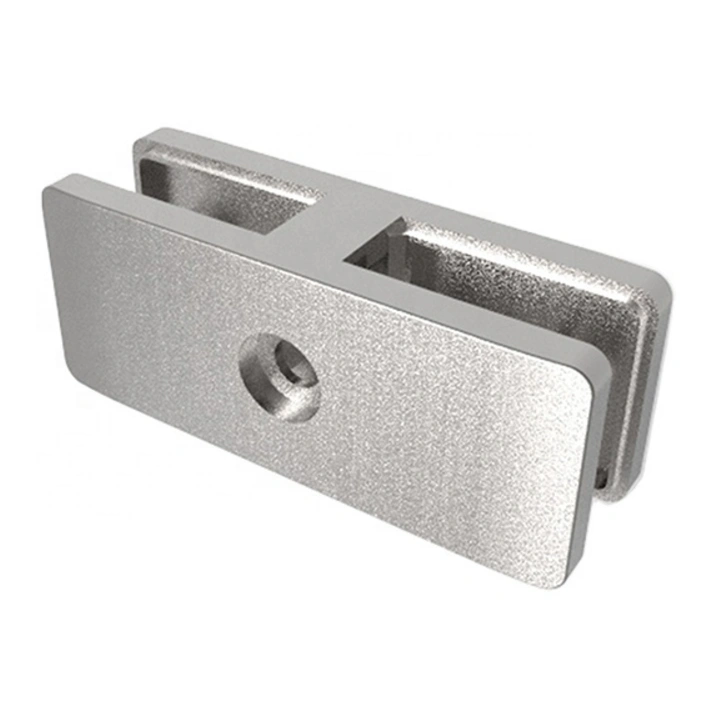 Rectangular double-sided glass clamp MOD-2053, side view