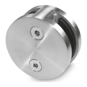 Round Glass Clamp Ø60 mm MOD-2032 with hex screws, stainless steel