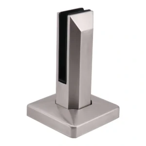 Square glass spigot MOD-6100, AISI 316 stainless steel