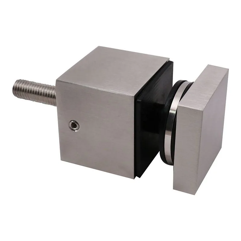 Square Glass Standoff, Single MOD-2921, stainless steel – UNIKIM railing hardware