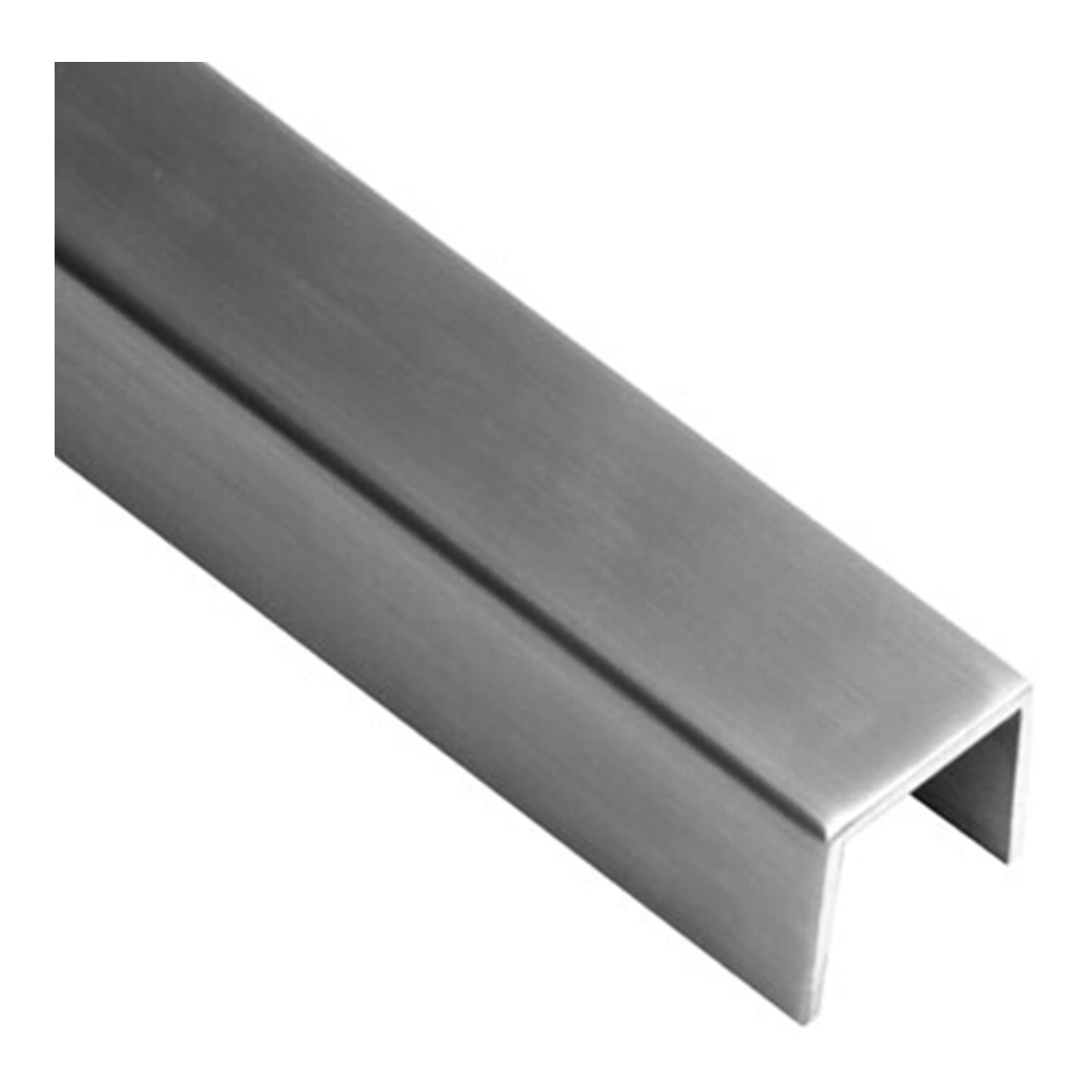 Stainless steel U cap rail MOD-0301 for glass balustrade